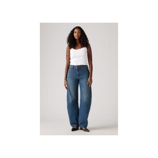 Levi's per donna. 0039a-0001 jeans larghi blu da papà [3278978], casual, cotone, denim