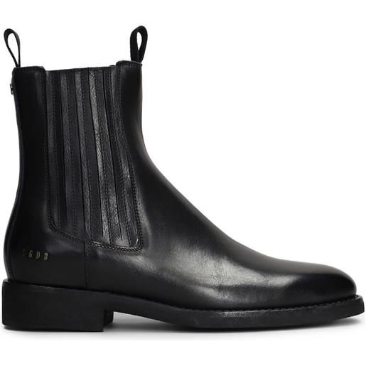 Golden Goose anfibi chelsea in pelle - nero