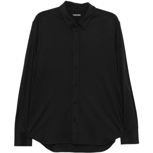 TOM FORD camicia con bottoni - nero