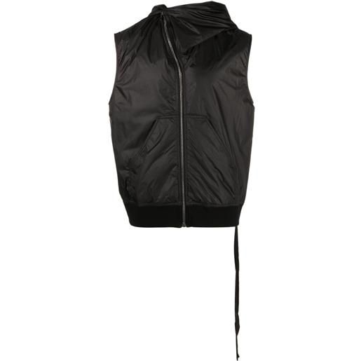 Rick Owens DRKSHDW felpa con cappuccio - nero