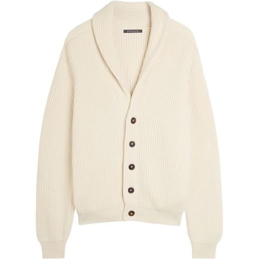 Begg x Co cardigan a coste con abbottonatura - toni neutri