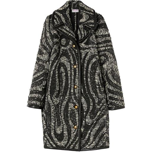 PUCCI cappotto in tweed - nero