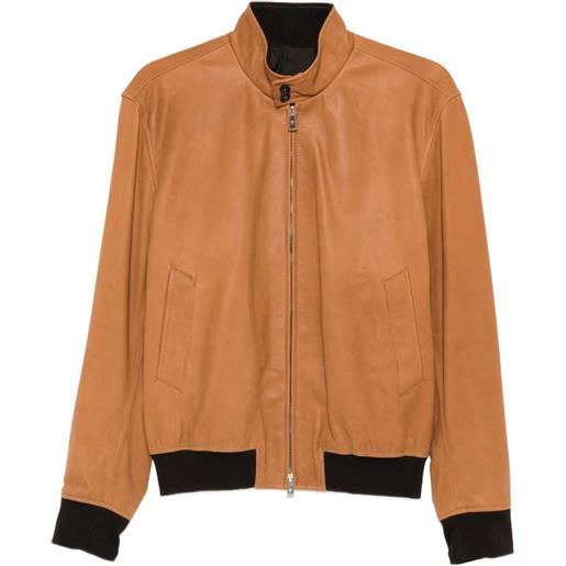 Tagliatore giacca ice con zip - marrone