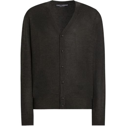 Dolce & Gabbana cardigan con bottoni - grigio