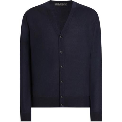 Dolce & Gabbana cardigan con bottoni - blu