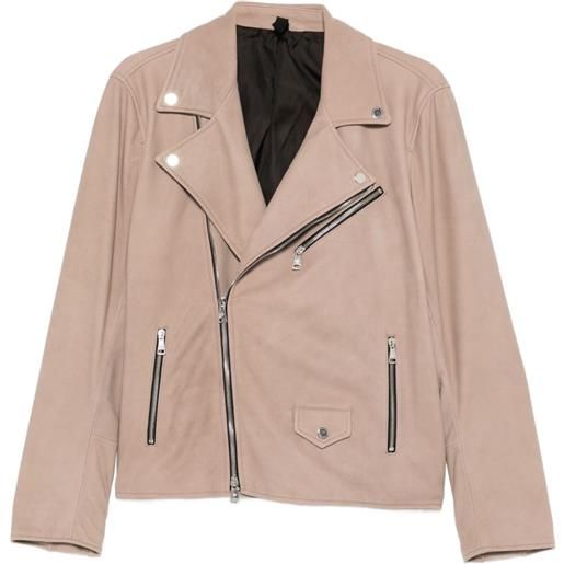 Tagliatore giacca biker franklin con zip - toni neutri