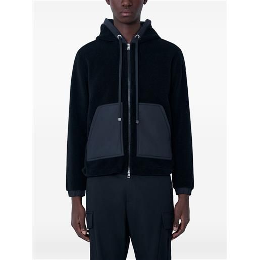 Moncler felpa con cappuccio - nero