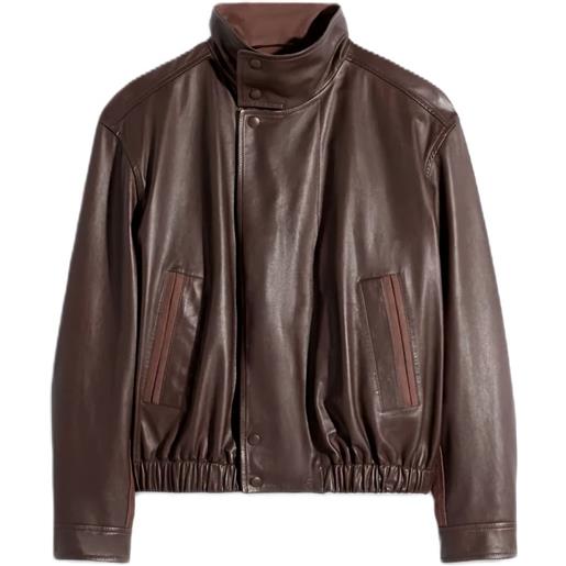 LEMAIRE bomber in pelle - marrone