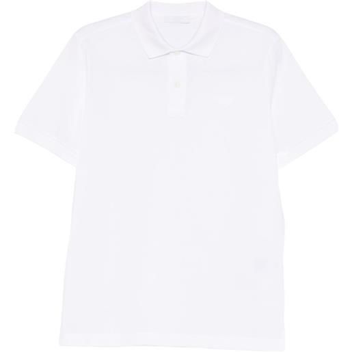 Prada polo a maniche corte - bianco