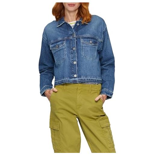 s.Oliver 2150365 giacca di jeans, blu, 48 donna