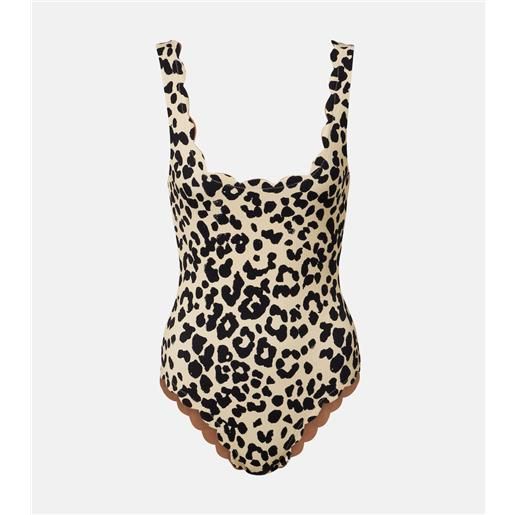 Marysia costume intero palm springs con stampa leopardata