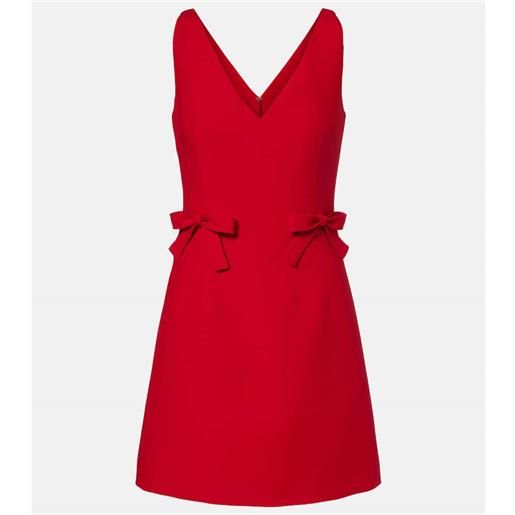 Valentino abito corto in crepe couture