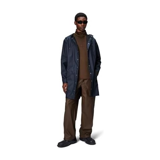 Rains Long Jacket Black 5000mm Impermeabile | Mud&Water Store