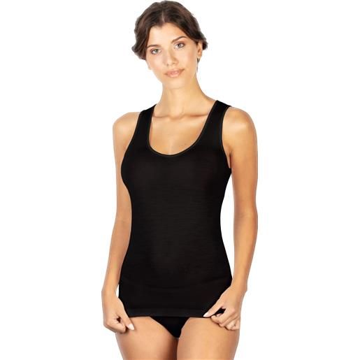 Egi canotta lana seta spalla larga