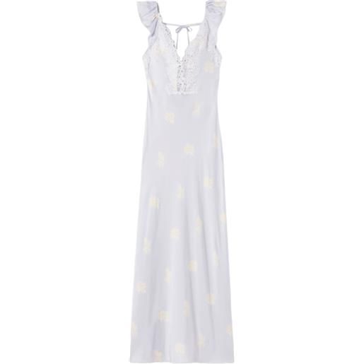 Claudie Pierlot abito lungo a fiori - blu