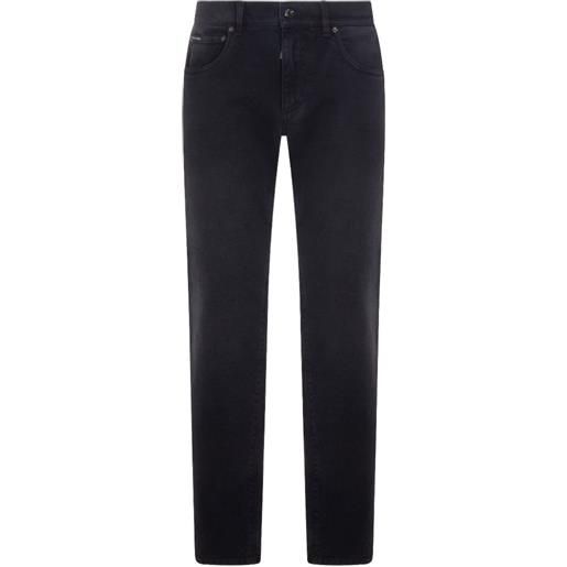 Dolce & Gabbana jeans con applicazione - nero