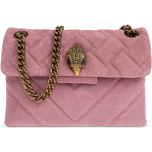 Borsa Oversize Kurt Geiger Violet Grigio Chiaro Pelle Morbida Ciottoli