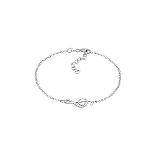 Braccialetto Con Note Musicali Per Amanti Della Musica – Regalo Uomo/Donna, Regolabile 17.8-25.4 Cm, Con Sacchetto Di Velluto