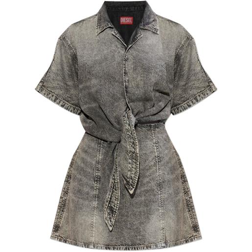 Diesel abito corto de-staly-s - grigio