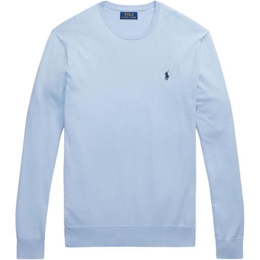 Polo Ralph Lauren felpa con logo - blu