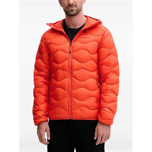 Peak Performance piumino helium con cappuccio - arancione