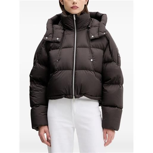 Moose Knuckles piumino con cappuccio - marrone