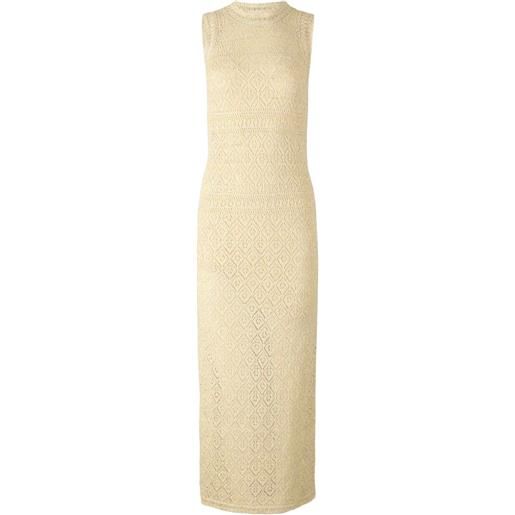 Eleventy knit midi dress - toni neutri