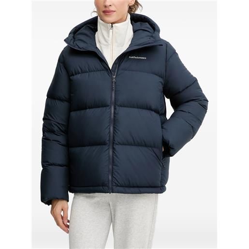 Peak Performance piumino rivel con cappuccio - blu