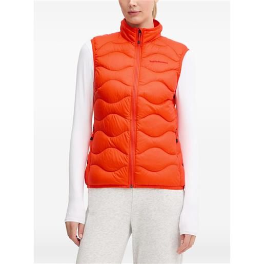 Peak Performance giacca helium trapuntata con zip - arancione