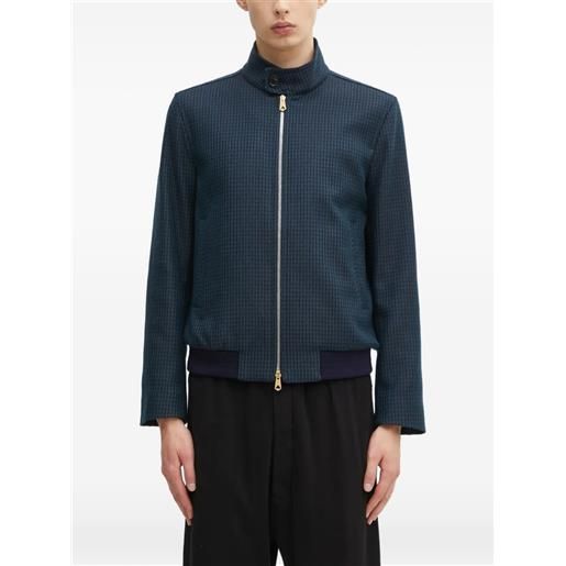 Paul Smith giacca con motivo pied-de-poule - blu