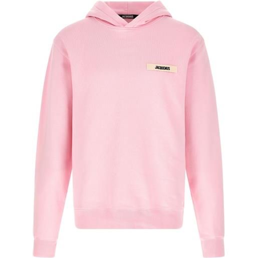 Jacquemus felpa con cappuccio - rosa