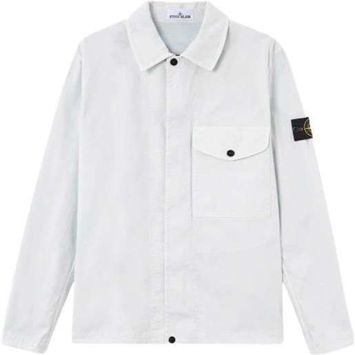Stone Island giacca-camicia con tasche - blu