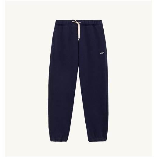 AUTRY pantalone in cotone con logo ricamato uomo