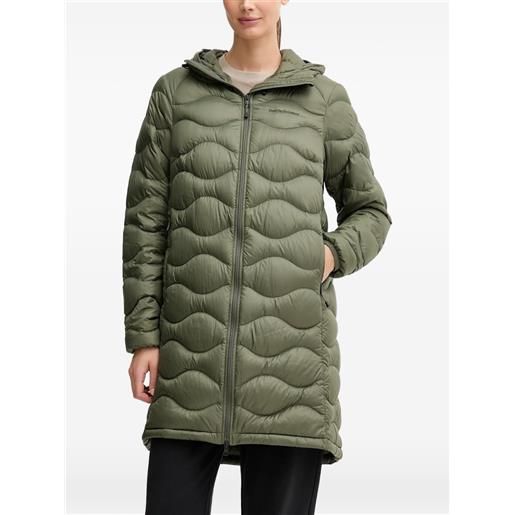Peak Performance parka trapuntato helium con cappuccio - verde