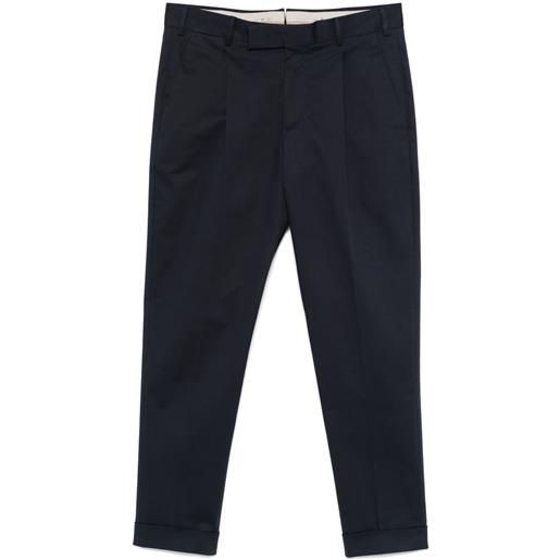 PT Torino pantaloni edge affusolati - blu