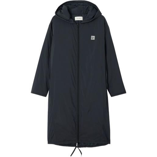 American Vintage parka zotcity con applicazione logo - blu