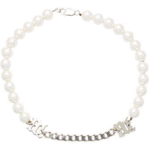 Collana con ciondolo carrozzina in argento rodiato - Gioielli