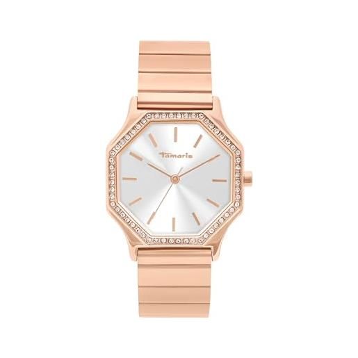 Tamaris Orologio Donna - Orologio da polso rotondo semplice