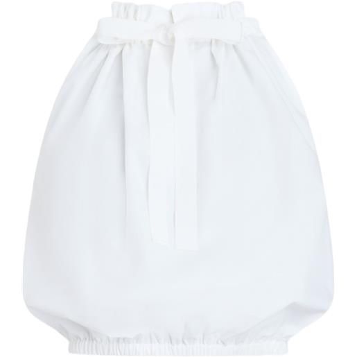 Patou top con ruches - bianco