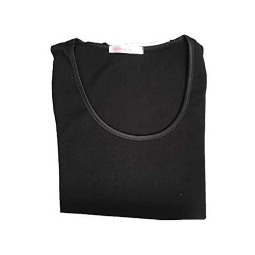 NOTTINGHAM maglietta intima donna a manica lunga girocollonera (3)