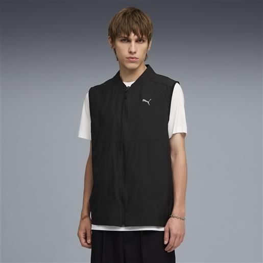 PUMA gilet in tessuto PUMAtech da uomo, accessori, nero, s