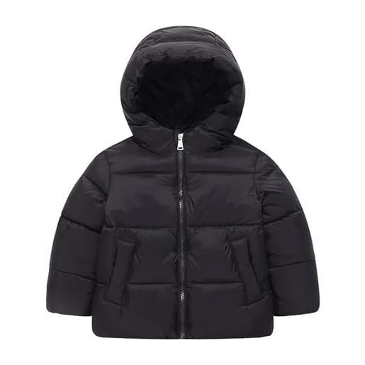Peacolate 2-10 Anni Bambina Giacca di Jeans Ricamata Paillettes Cappotti Con Rosa Cappello(Farfalla, 2-3 anni