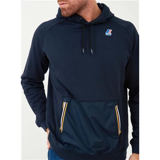 K-WAY felpa k-way le vrai loic blu scuro