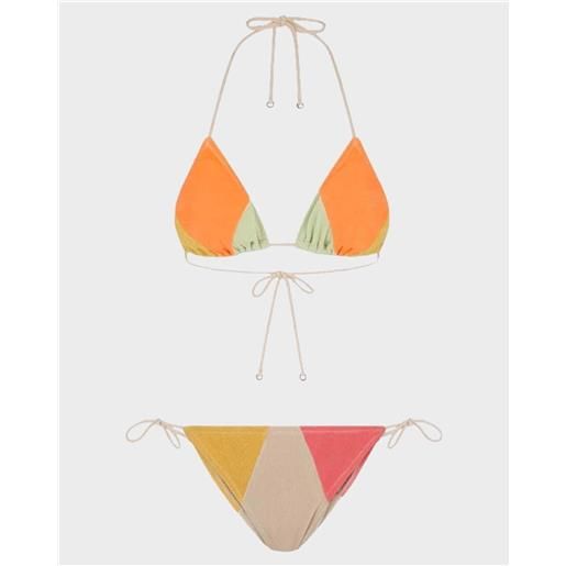 F**k bikini triangolo f**k in maglina 0130u multicolore