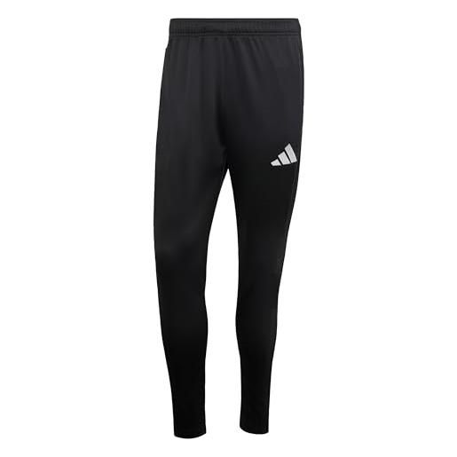 adidas uomo entrada26 training pants, black/white, l tall