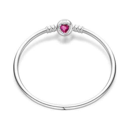Bracciale Tamaris TJ-0534-B-17 In Tessuto Con Perle Di Vetro E Acciaio - Regolabile 21 Cm