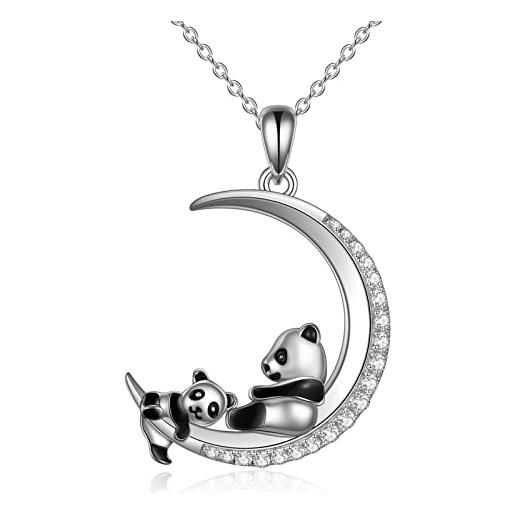 Collana Con Ciondolo Due Delfini In Argento 925 E Zirconi – Donna, Eleganza Marina, 45cm - 4