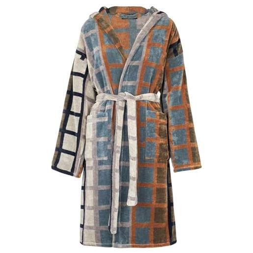 Generico bibihome - accappatoio unisex barcellona in spugna velour di mirabello carrara collezioni (410 gr/mq) (xxl-xxxl, blu)