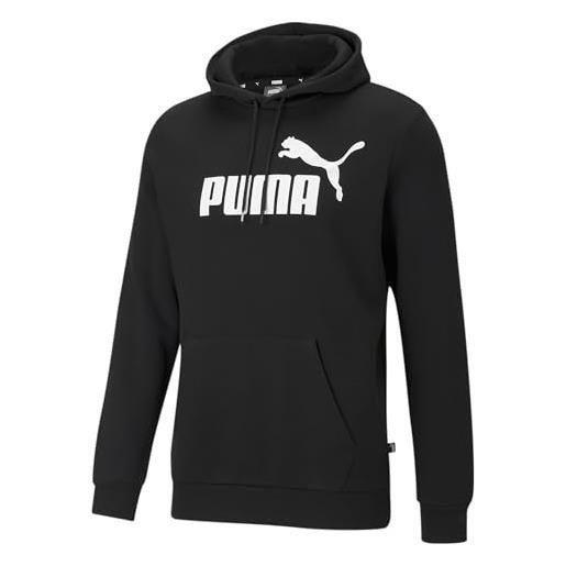 PUMA felpa con cappuccio da uomo ess con logo tr big, uomo, felpa con cappuccio. , 851745_01, nero , 3xl
