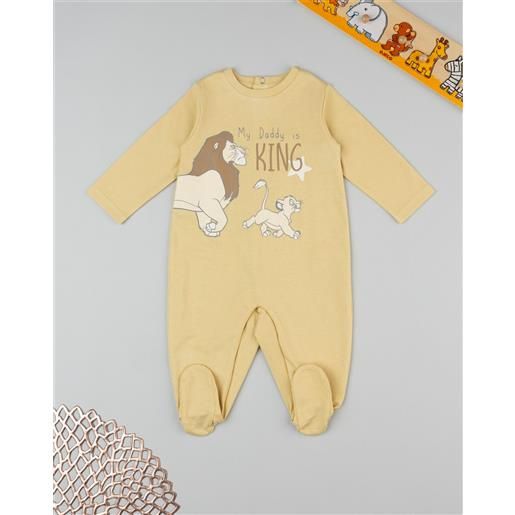 Prénatal tutina neonato re leone gialla